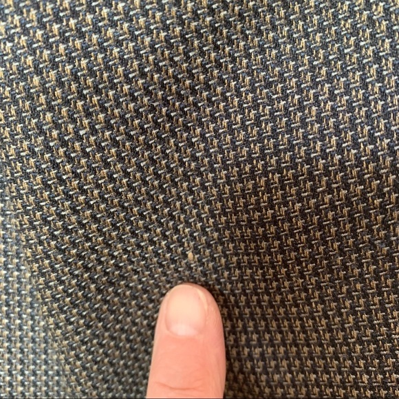 JOSEPH ABBOUD 2 Button Blazer Sport Coat Silk Wool Textured Grey Tan Brown 44R - Picture 15 of 16